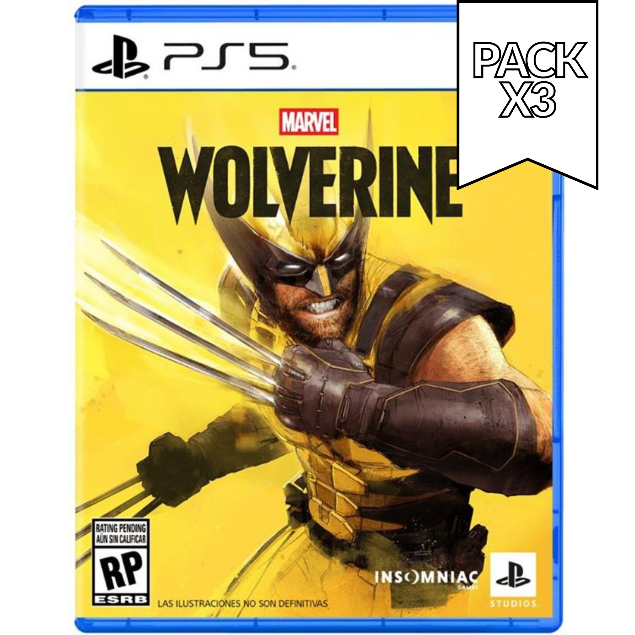 Pack x3 Marvel’s Wolverine para PlayStation® 5