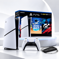 Combo Consola PlayStation 5 Sony Slim Digital 1T + Astrobot y GT7 + Soporte Vertical Oficial DE REGALO