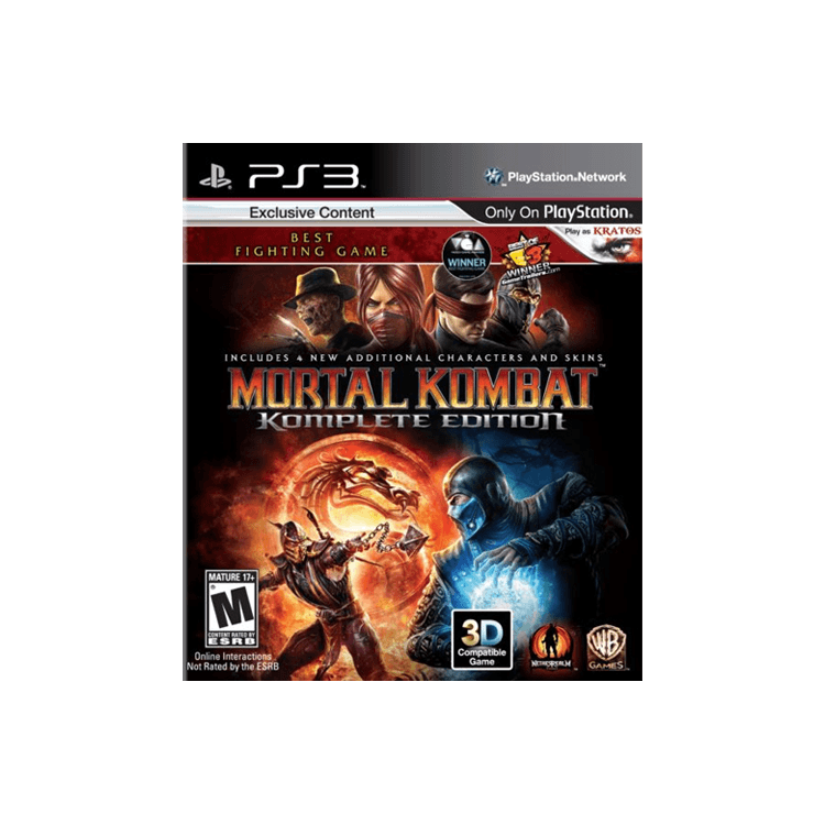 Не запускается mortal kombat komplete edition на ps3