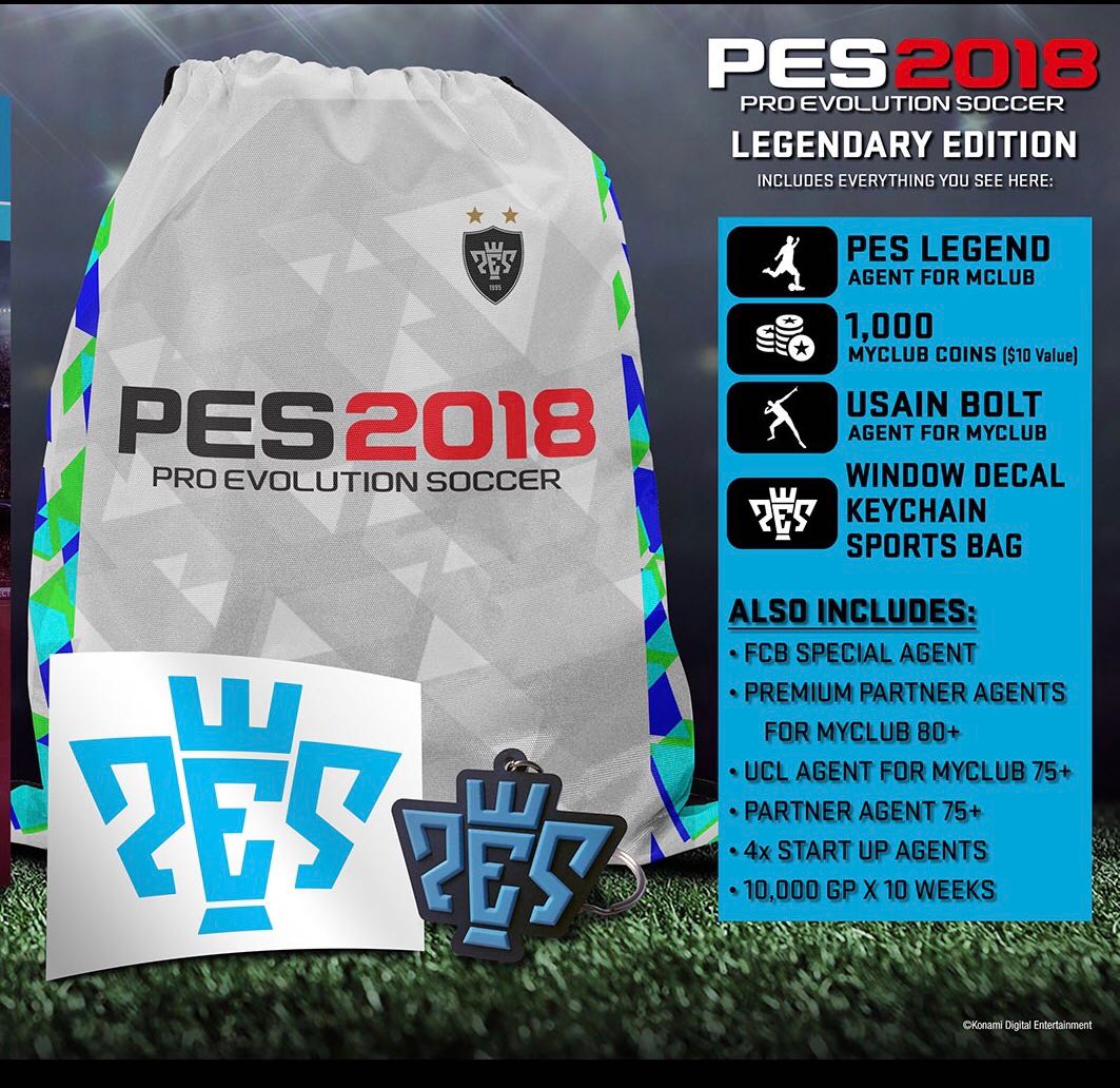 pes 2018 legendary edition