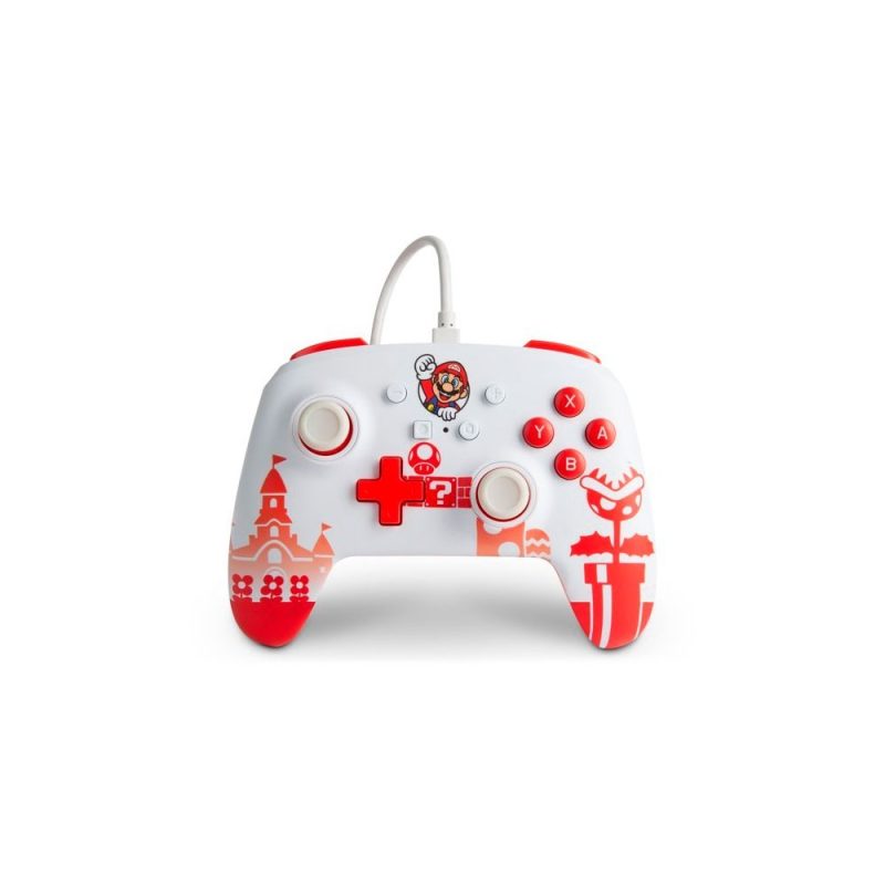 Joystick NSW PowerA Enhanced Mario Red White