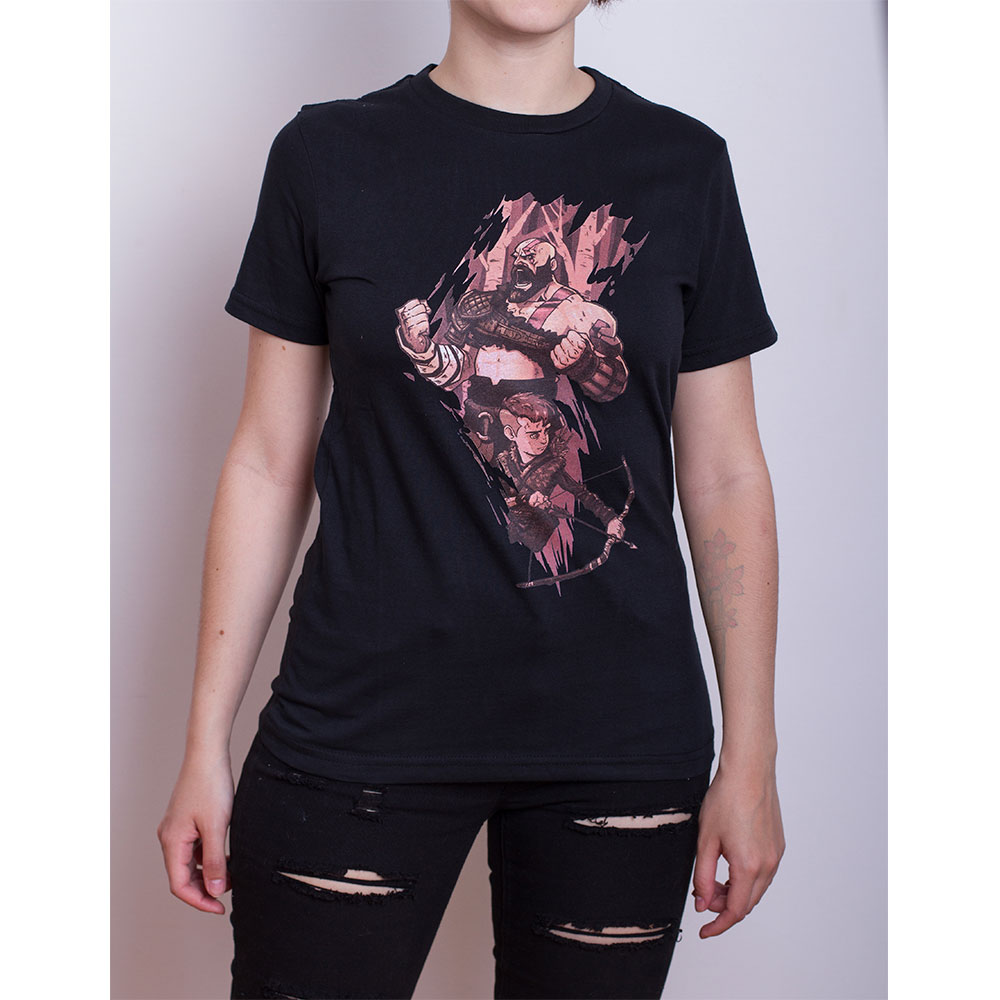 Remera God Of War God And Son Unisex Negra S - PHI-DIGITAL