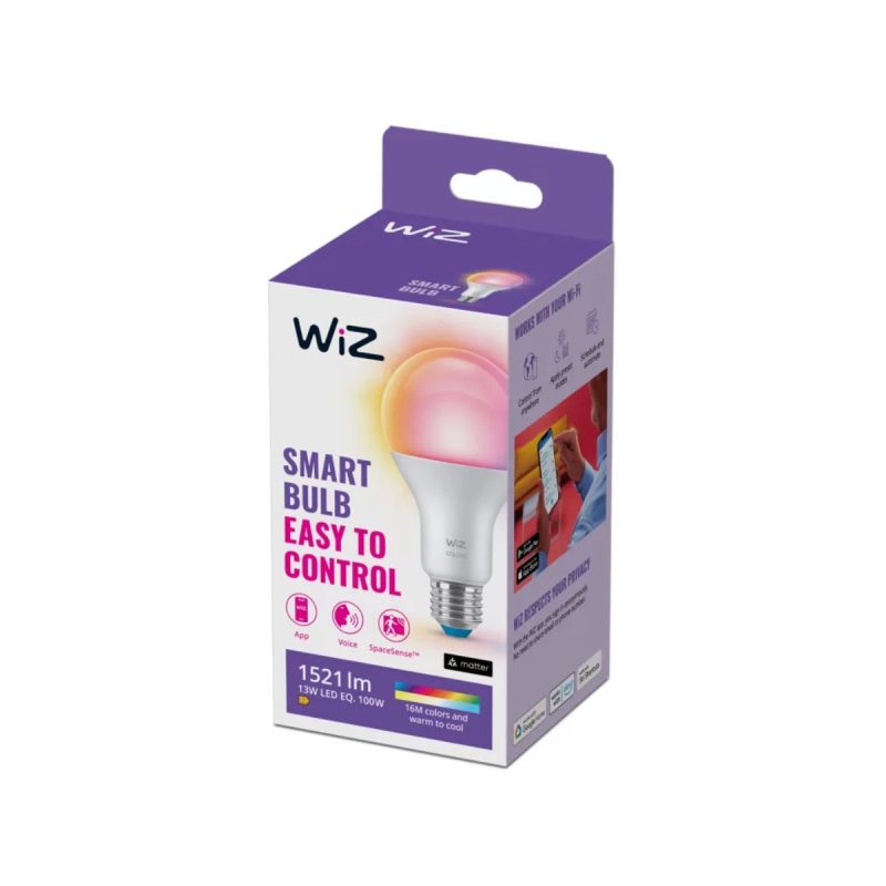 Lampara Bulbo Alto Flujo 100W Led Wiz Wifi A67 RGB