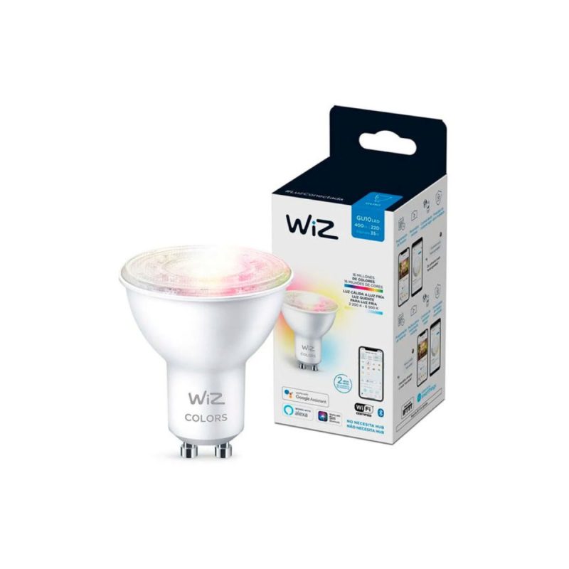 Lámpara Dicroica 4.7W Led Wiz Wifi GU10 RGB