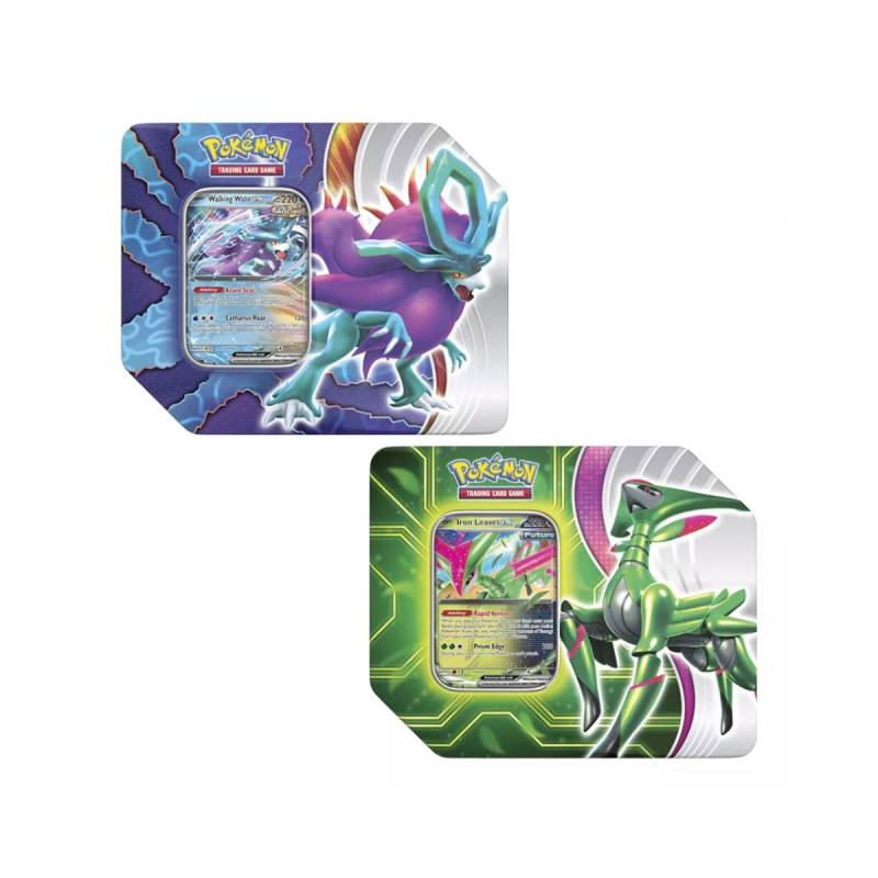 Cartas Pokemon TCG Paradox Clash Tin Lata Inglés Originales