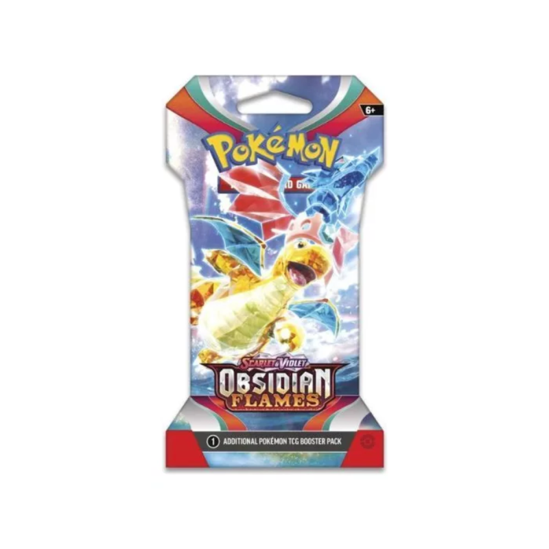 Cartas Pokemon TCG Scarlet & Violet Obsidian Flames Booster Pack Sleeved Ingles Originales