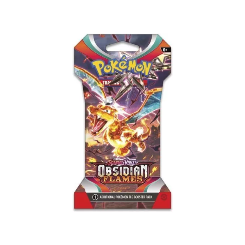 Cartas Pokemon TCG Scarlet & Violet Obsidian Flames Booster Pack Sleeved Ingles Originales