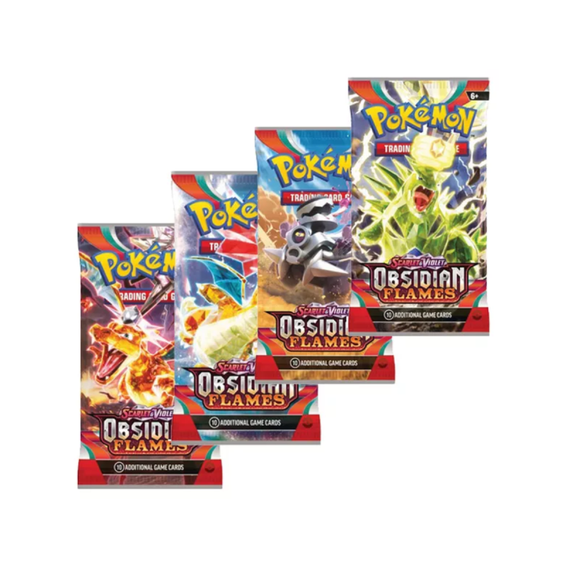 Cartas Pokemon TCG Scarlet & Violet Obsidian Flames Booster pack inglés Originales