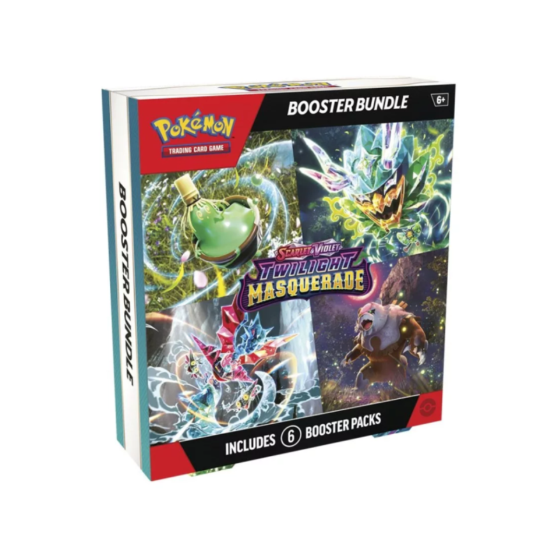 Cartas Pokemon TCG Scarlet & Violet Twilight Masquerade Booster Bundle Inglés Originales