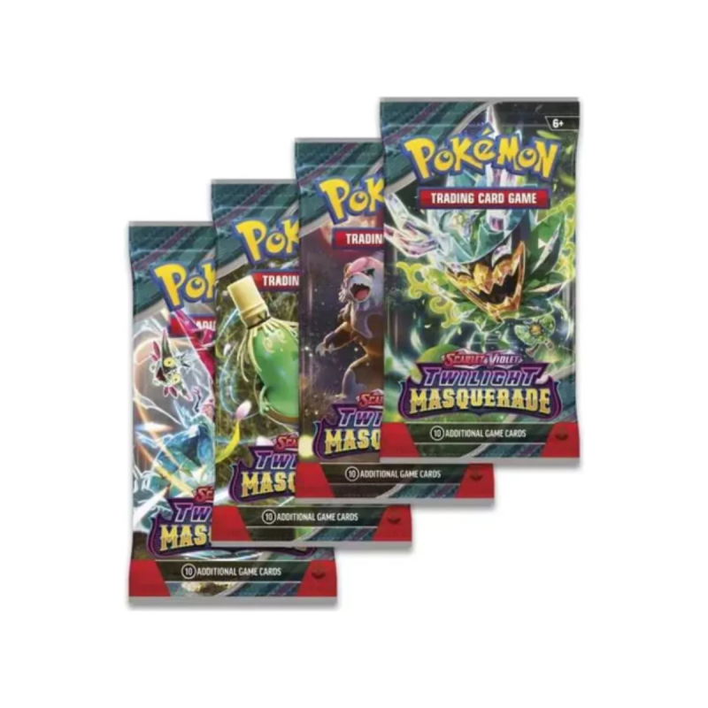 Cartas Pokemon TCG Scarlet & Violet Twilight Masquerade Booster Pack Inglés Originales